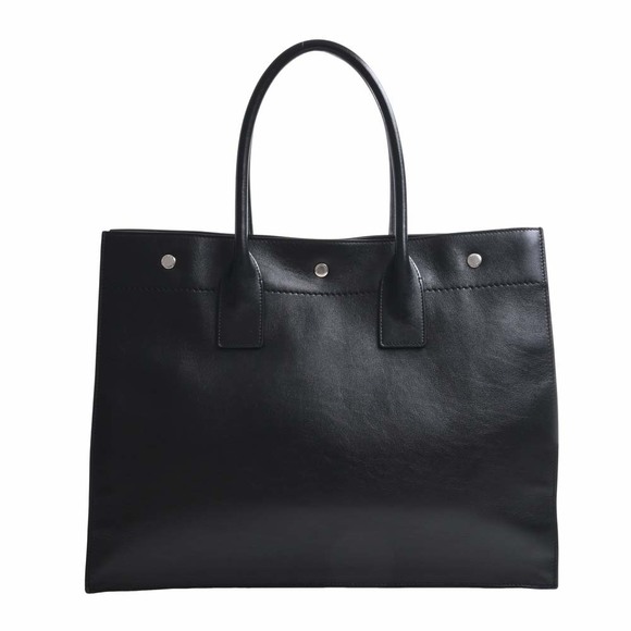 Saint Laurent Rive Gauche Small Tote Bag Black - Picture 2 of 7